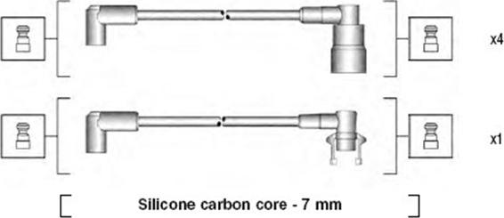 Magneti Marelli 941145340731 - Sytytysjohtosarja inparts.fi