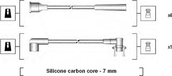 Magneti Marelli 941145360733 - Sytytysjohtosarja inparts.fi