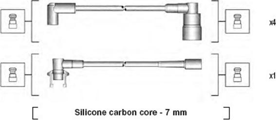 Magneti Marelli 941145370734 - Sytytysjohtosarja inparts.fi