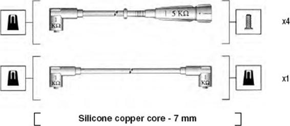 Magneti Marelli 941155090746 - Sytytysjohtosarja inparts.fi