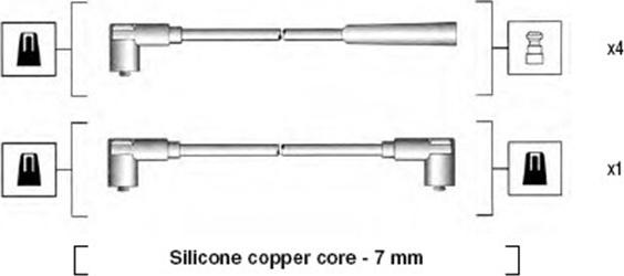 Magneti Marelli 941155080745 - Sytytysjohtosarja inparts.fi