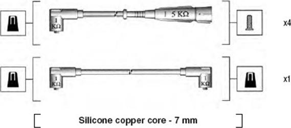 Magneti Marelli 941155120748 - Sytytysjohtosarja inparts.fi