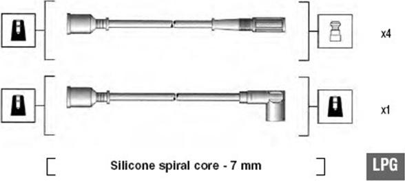 Magneti Marelli 941105080635 - Sytytysjohtosarja inparts.fi