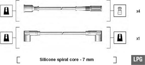 Magneti Marelli 941105140638 - Sytytysjohtosarja inparts.fi