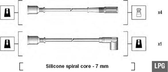 Magneti Marelli 941105150639 - Sytytysjohtosarja inparts.fi