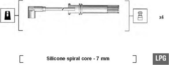 Magneti Marelli 941105280650 - Sytytysjohtosarja inparts.fi