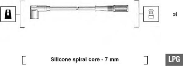 Magneti Marelli 941105220645 - Sytytysjohtosarja inparts.fi