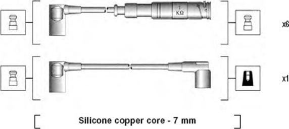 Magneti Marelli 941115110655 - Sytytysjohtosarja inparts.fi