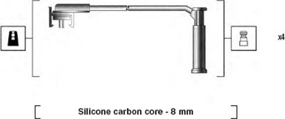 Magneti Marelli 941185270781 - Sytytysjohtosarja inparts.fi