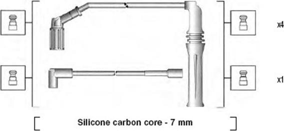 Magneti Marelli 941135170704 - Sytytysjohtosarja inparts.fi