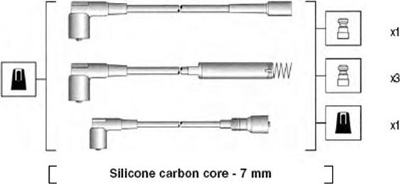 Magneti Marelli 941125440692 - Sytytysjohtosarja inparts.fi