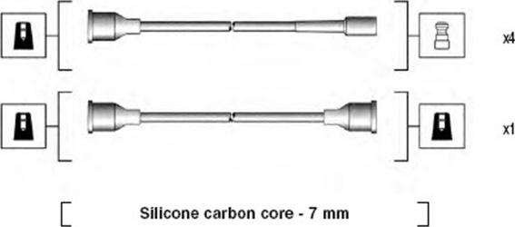 Magneti Marelli 941125460694 - Sytytysjohtosarja inparts.fi