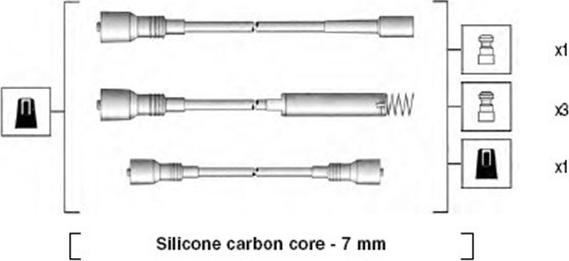 Magneti Marelli 941125430691 - Sytytysjohtosarja inparts.fi