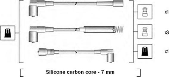 Magneti Marelli 941125140668 - Sytytysjohtosarja inparts.fi