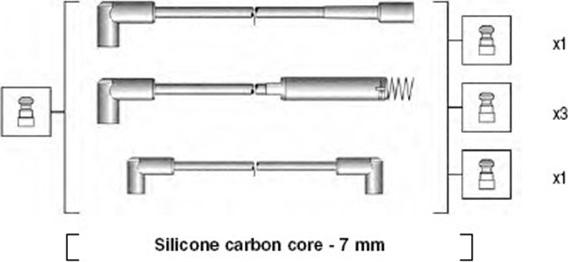 Magneti Marelli 941125180672 - Sytytysjohtosarja inparts.fi