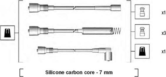 Magneti Marelli 941125130667 - Sytytysjohtosarja inparts.fi