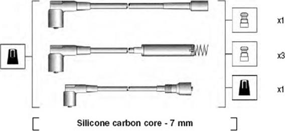 Magneti Marelli 941125120666 - Sytytysjohtosarja inparts.fi