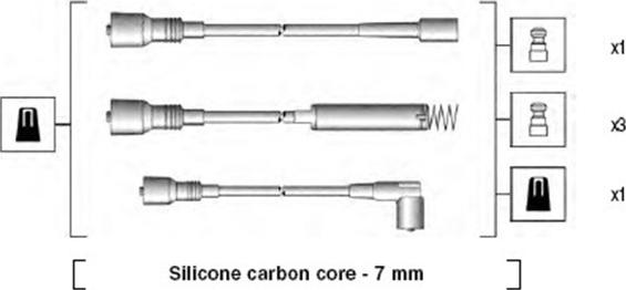 Magneti Marelli 941125170671 - Sytytysjohtosarja inparts.fi