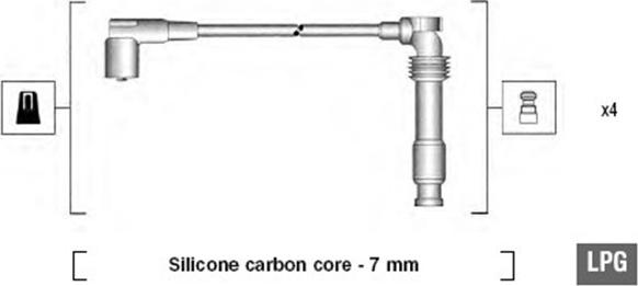 Magneti Marelli 941125310683 - Sytytysjohtosarja inparts.fi