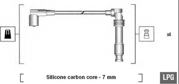 Magneti Marelli 941125320684 - Sytytysjohtosarja inparts.fi