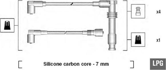 Magneti Marelli 941125290681 - Sytytysjohtosarja inparts.fi