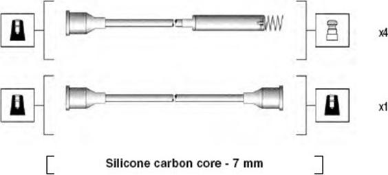 Magneti Marelli 941125240676 - Sytytysjohtosarja inparts.fi