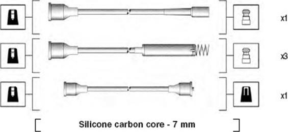 Magneti Marelli 941125260678 - Sytytysjohtosarja inparts.fi