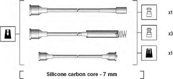 Magneti Marelli 941125200674 - Sytytysjohtosarja inparts.fi