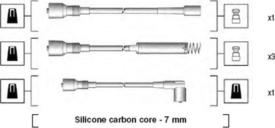 Magneti Marelli 941125280680 - Sytytysjohtosarja inparts.fi