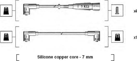 Magneti Marelli 941175020749 - Sytytysjohtosarja inparts.fi