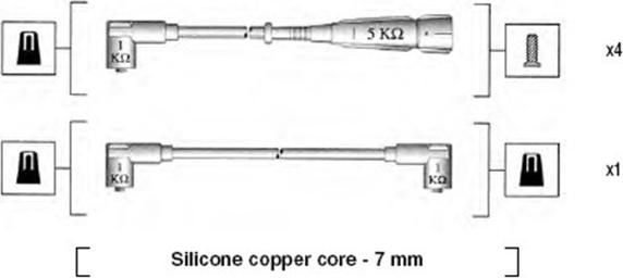 Magneti Marelli 941175120753 - Sytytysjohtosarja inparts.fi