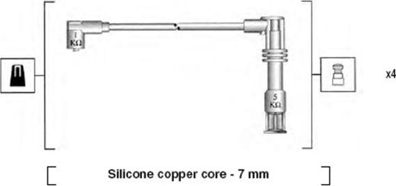 Magneti Marelli 941175170758 - Sytytysjohtosarja inparts.fi