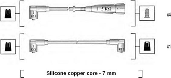 Magneti Marelli 941175230762 - Sytytysjohtosarja inparts.fi