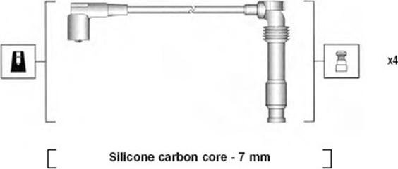 Magneti Marelli 941365050928 - Sytytysjohtosarja inparts.fi