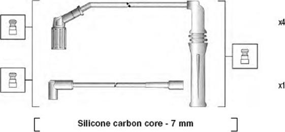 Magneti Marelli 941365010924 - Sytytysjohtosarja inparts.fi