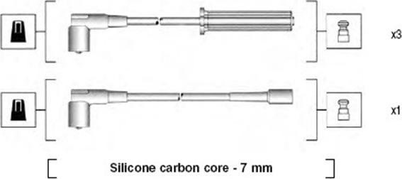 Magneti Marelli 941365080931 - Sytytysjohtosarja inparts.fi