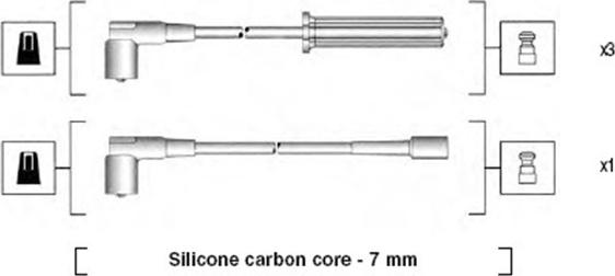 Magneti Marelli 941365030926 - Sytytysjohtosarja inparts.fi