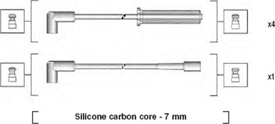 Magneti Marelli 941365070930 - Sytytysjohtosarja inparts.fi