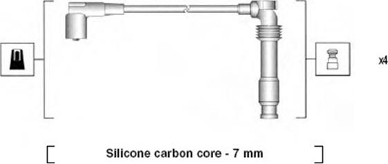 Magneti Marelli 941365110934 - Sytytysjohtosarja inparts.fi