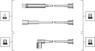 Magneti Marelli 941319170047 - Sytytysjohtosarja inparts.fi