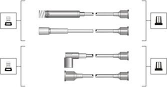 Magneti Marelli 941319170064 - Sytytysjohtosarja inparts.fi