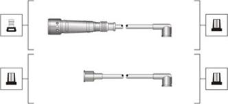 Magneti Marelli 941319170004 - Sytytysjohtosarja inparts.fi