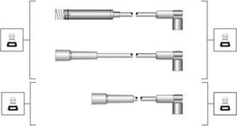 Magneti Marelli 941319170020 - Sytytysjohtosarja inparts.fi