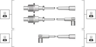 Magneti Marelli 941319170118 - Sytytysjohtosarja inparts.fi