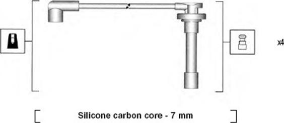 Magneti Marelli 941315010888 - Sytytysjohtosarja inparts.fi