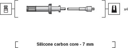 Magneti Marelli 941318111054 - Sytytysjohtosarja inparts.fi