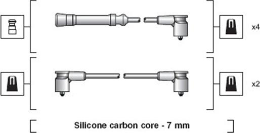 Magneti Marelli 941318111057 - Sytytysjohtosarja inparts.fi