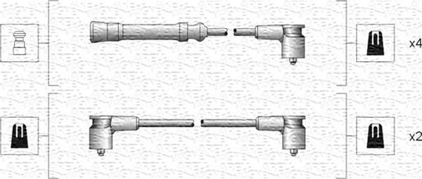 Magneti Marelli 941318111057 - Sytytysjohtosarja inparts.fi