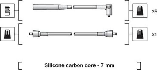 Magneti Marelli 941318111065 - Sytytysjohtosarja inparts.fi