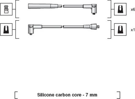 Magneti Marelli 941318111066 - Sytytysjohtosarja inparts.fi
